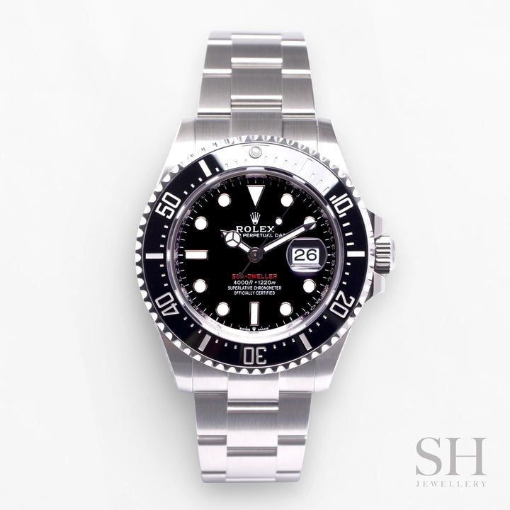 Rolex Sea-Dweller 43mm Steel Black Dial Button Markers 2023 Ref m126600-0002 (#399)