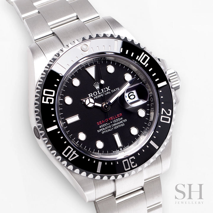 Rolex Sea-Dweller 43mm Steel Black Dial Button Markers 2023 Ref m126600-0002 (#399)