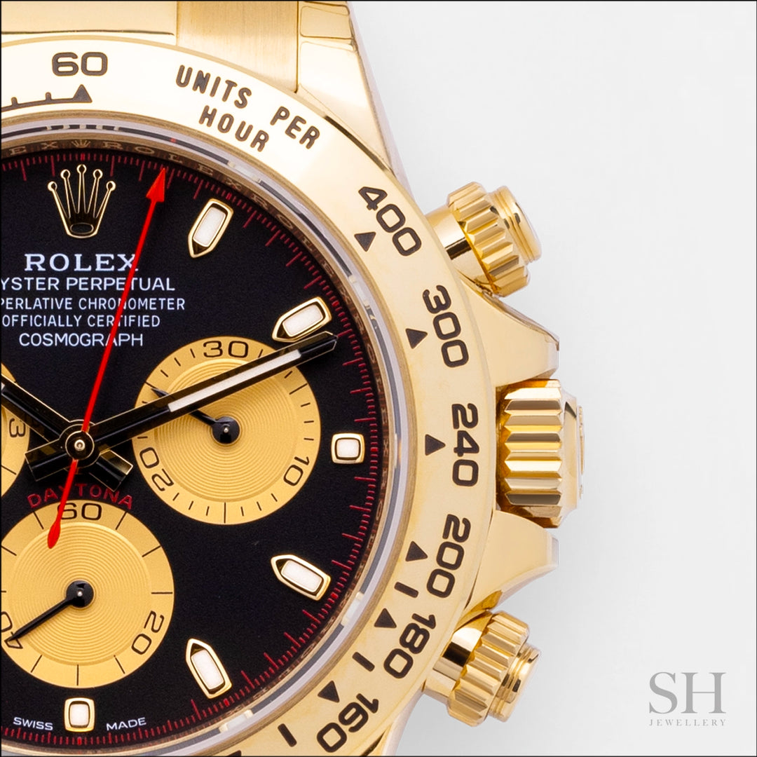 Rolex Cosmograph Daytona 40mm 'Paul Newman' YG Black Dial Stick Markers 2023 Ref m126508-0002 (#443)