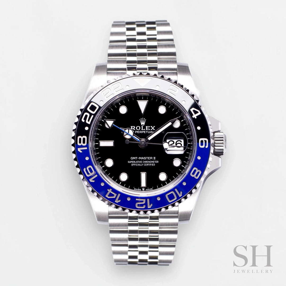 Rolex GMT-Master II 40mm 'Batgirl' Steel Black Dial Button Markers 2024 Ref m126710blnr-0002 (#825)