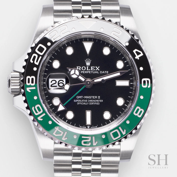 Rolex GMT-Master II 40mm 'Sprite' Steel Black Dial Button Markers 2023 Ref m126720vtnr-0002 (#468)