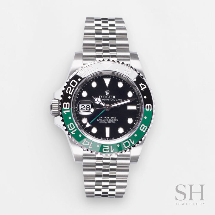 Rolex GMT-Master II 40mm 'Sprite' Steel Black Dial Button Markers 2023 Ref m126720vtnr-0002 (#468)