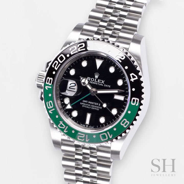 Rolex GMT-Master II 40mm 'Sprite' Steel Black Dial Button Markers 2023 Ref m126720vtnr-0002 (#468)