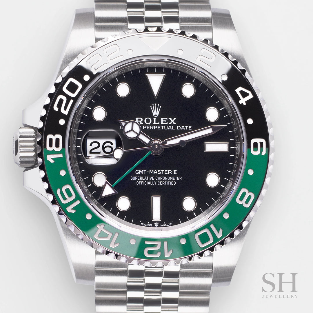 Rolex GMT-Master II 40mm 'Sprite' Steel Black Dial Button Markers 2023 Ref m126720vtnr-0002 (#437)