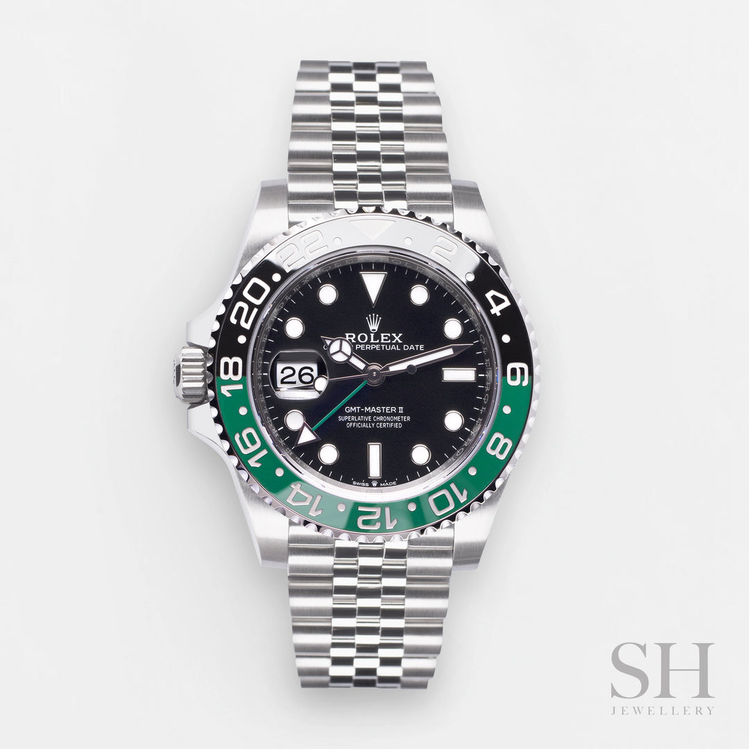 Rolex GMT-Master II 40mm 'Sprite' Steel Black Dial Button Markers 2023 Ref m126720vtnr-0002 (#437)