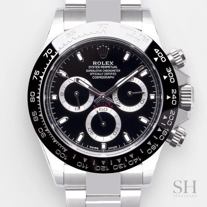 Rolex Cosmograph Daytona 40mm Steel Black Dial Stick Markers 2023 Ref m116500ln (#486)