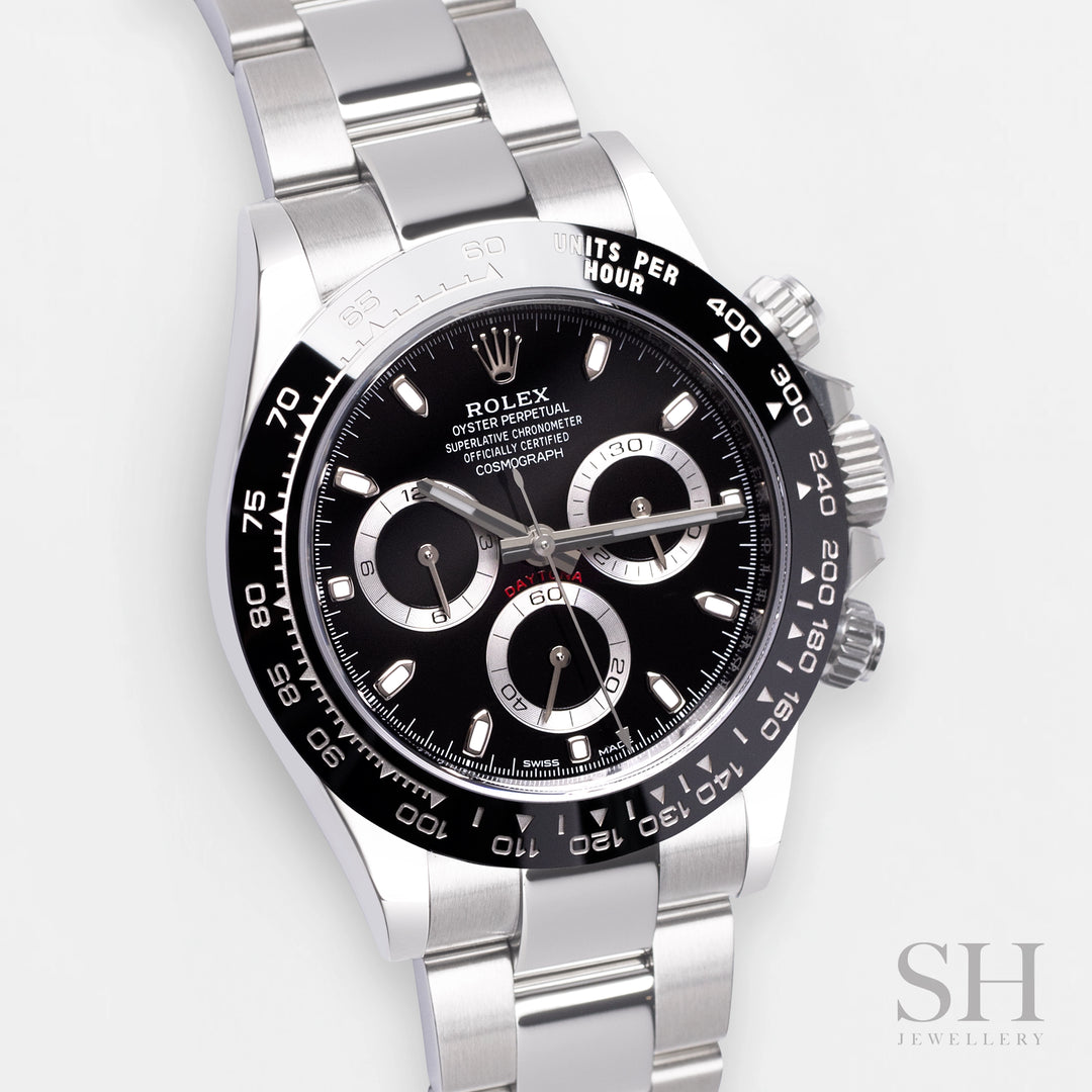 Rolex Cosmograph Daytona 40mm Steel Black Dial Stick Markers 2023 Ref m116500ln (#486)