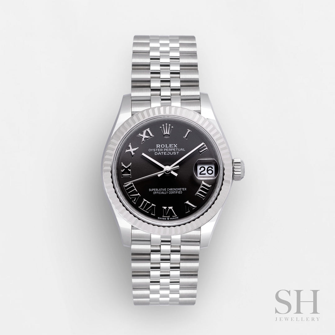 Rolex Datejust31 31mm Steel/WG Dark Grey Dial Numeral Markers 2023 Ref m278274-0022 (#500)