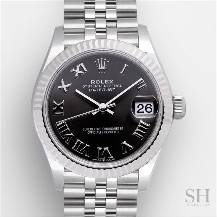 Rolex Datejust31 31mm Steel/WG Dark Grey Dial Numeral Markers 2023 Ref m278274-0022 (#500)