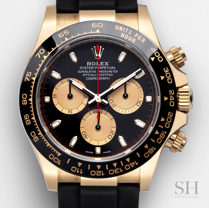 Rolex Cosmograph Daytona 40mm 'Paul Newman' YG Black Dial Stick Markers 2023 Ref 116518ln (#539)