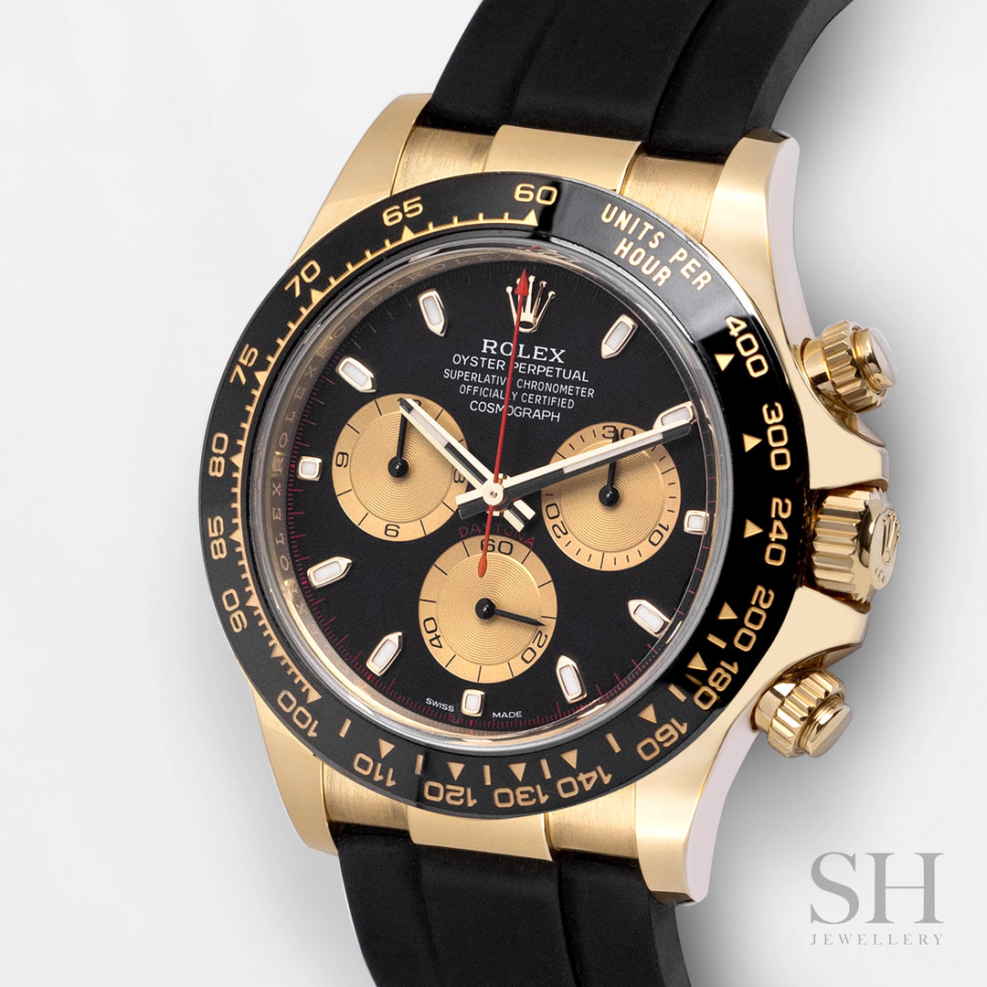 Rolex Cosmograph Daytona 40mm 'Paul Newman' YG Black Dial Stick Markers 2023 Ref 116518ln (#539)