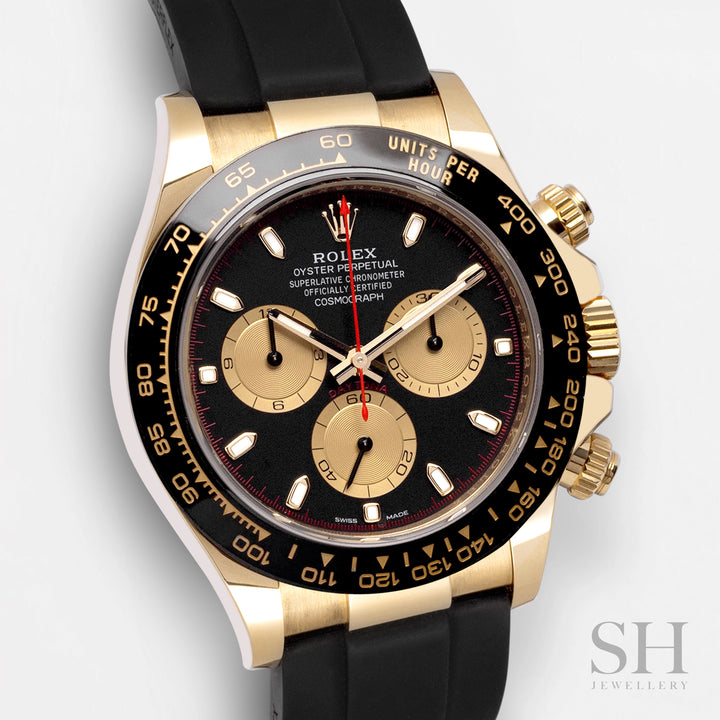 Rolex Cosmograph Daytona 40mm 'Paul Newman' YG Black Dial Stick Markers 2023 Ref 116518ln (#539)