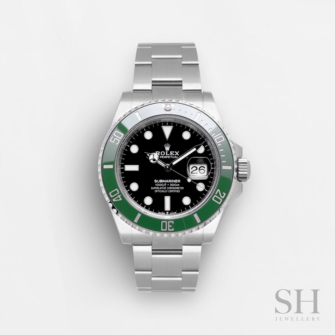 Rolex Submariner-Date 41mm 'Starbucks MK2' Steel Black Dial Button Markers 2023 Ref m126610lv-0002 (#550)