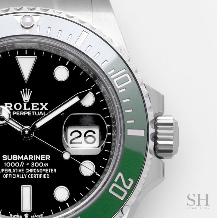 Rolex Submariner-Date 41mm 'Starbucks MK2' Steel Black Dial Button Markers 2023 Ref m126610lv-0002 (#550)