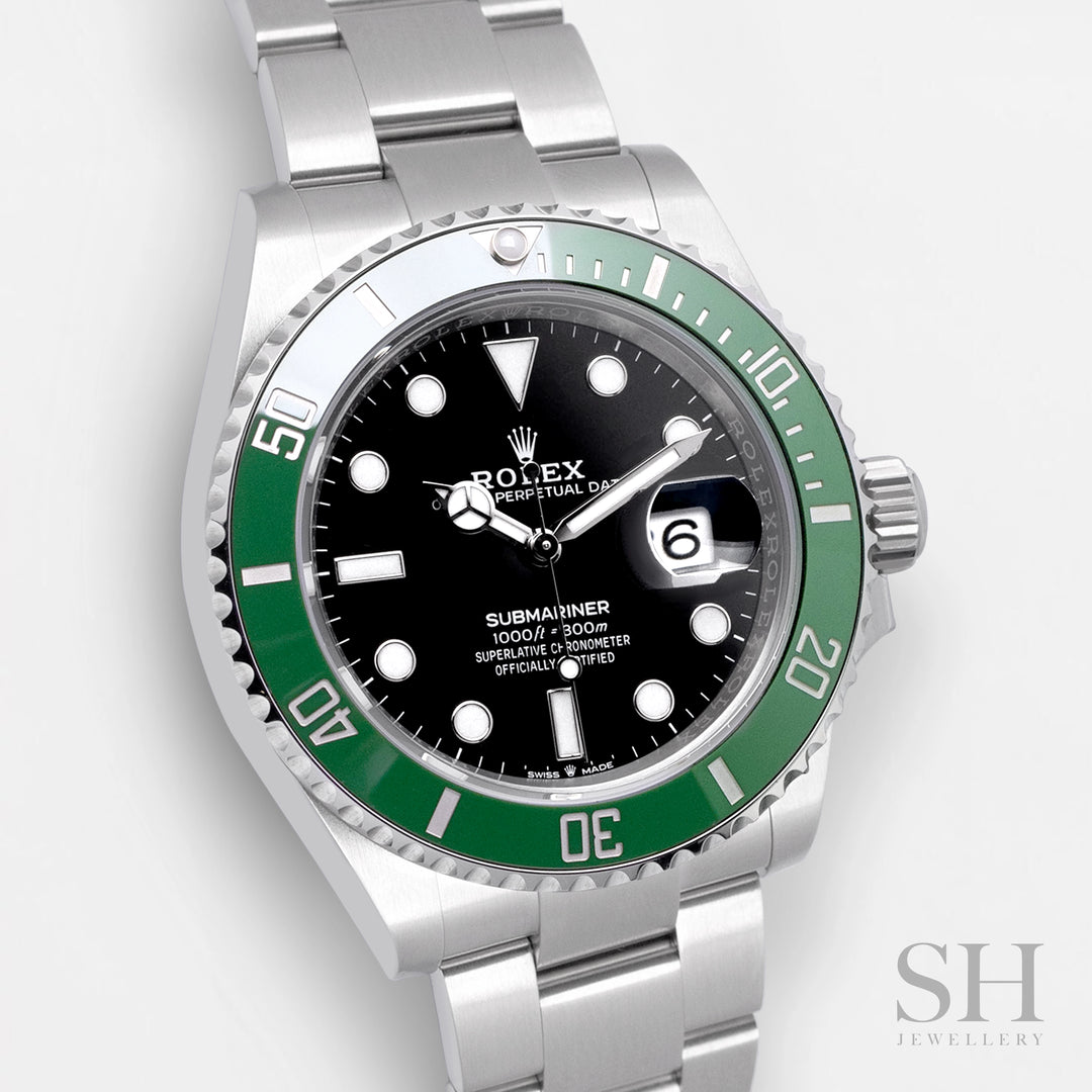 Rolex Submariner-Date 41mm 'Starbucks MK2' Steel Black Dial Button Markers 2023 Ref m126610lv-0002 (#550)