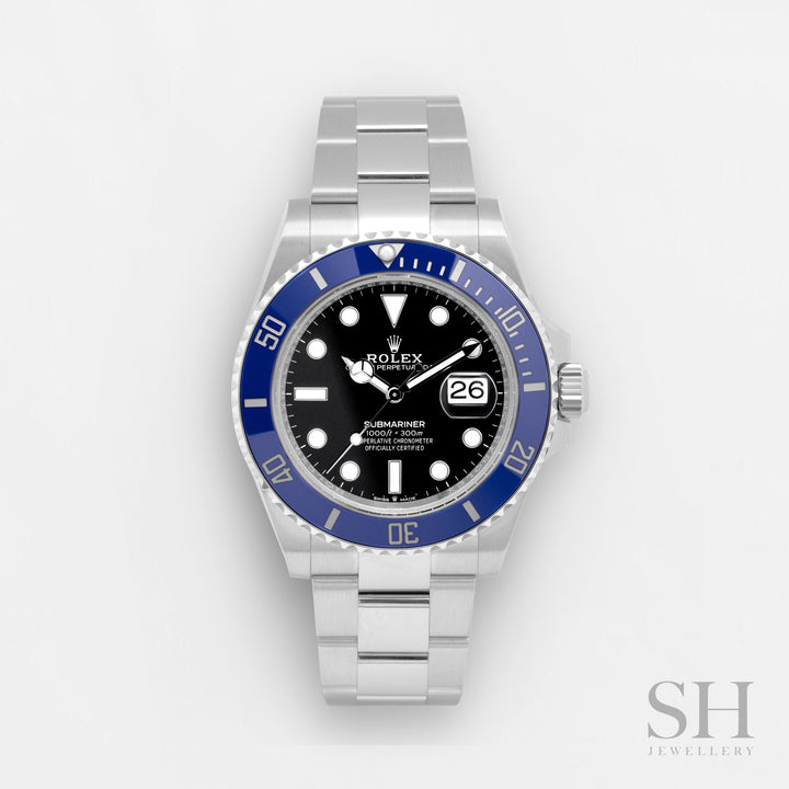 Rolex Submariner-Date 41mm WG Black Dial Button Markers 2023 Ref m126619lb-0003 (#577)