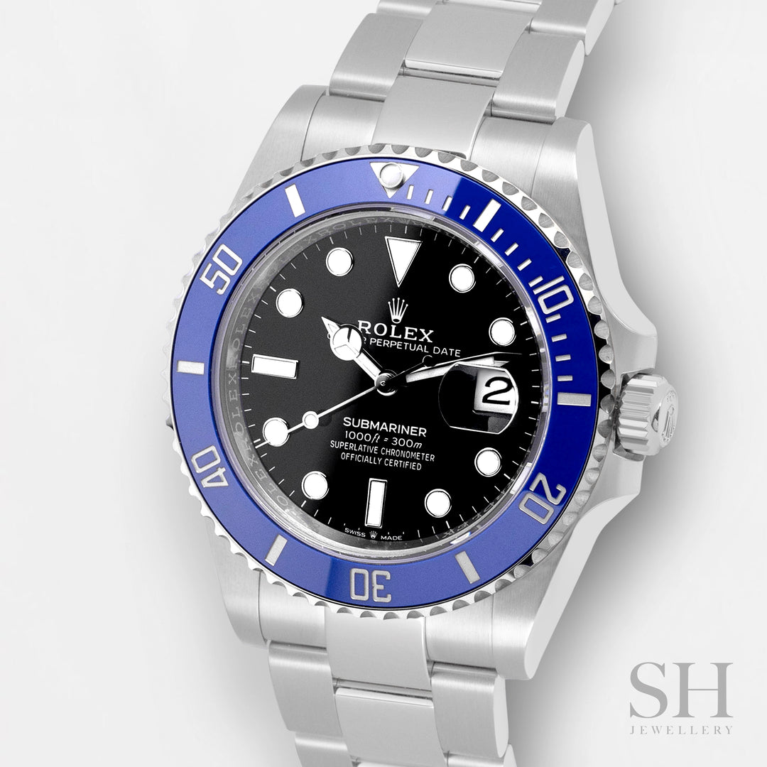 Rolex Submariner-Date 41mm WG Black Dial Button Markers 2023 Ref m126619lb-0003 (#577)