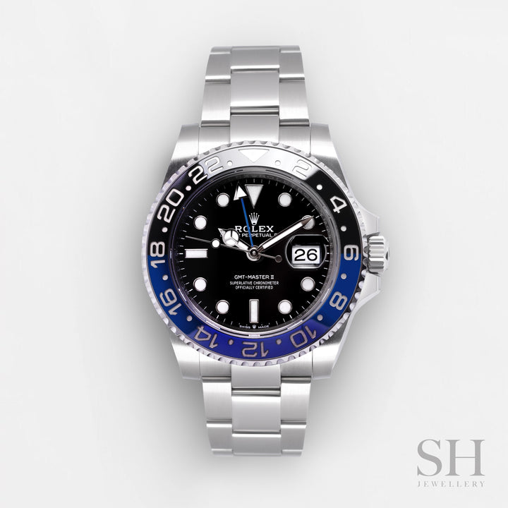 Rolex GMT-Master II 40mm 'Batman' Steel Black Dial Button Markers 2023 Ref m126710blnr-0003 (#700)