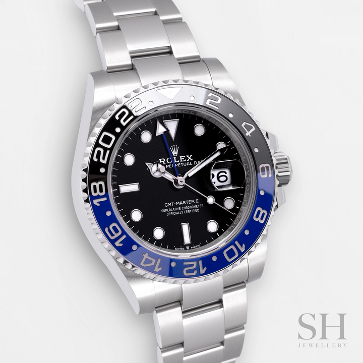 Rolex GMT-Master II 40mm 'Batman' Steel Black Dial Button Markers 2023 Ref m126710blnr-0003 (#700)