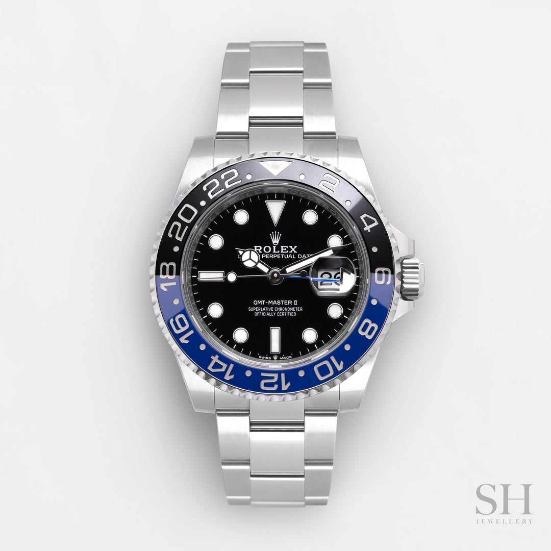 Rolex GMT-Master II 40mm 'Batman' Steel Black Dial Button Markers 2023 Ref m126710blnr-0003 (#701)