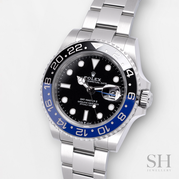 Rolex GMT-Master II 40mm 'Batman' Steel Black Dial Button Markers 2023 Ref m126710blnr-0003 (#701)