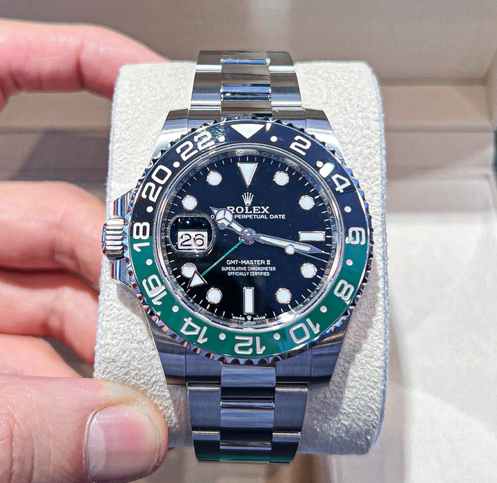 Rolex GMT-Master II 40mm 'Sprite' Steel Blue Dial Button Markers 2024 Ref m126720vtnr-0001 (#667)