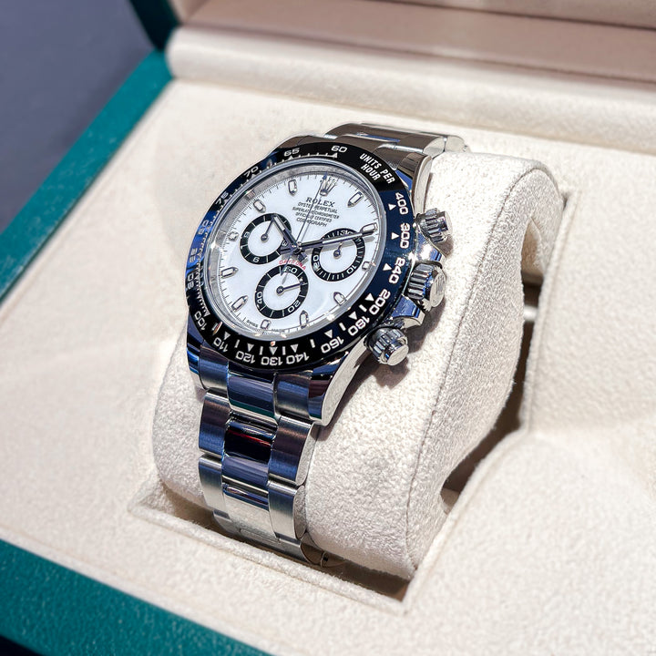 Rolex Cosmograph Daytona 40mm 'Panda' Steel White Dial Stick Markers 2023 Ref 116500ln (#715)