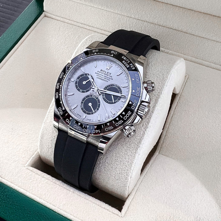 Rolex Cosmograph Daytona 40mm 'Ghost' WG Silver Dial Stick Markers 2023 Ref m126519ln-0006 (#788)