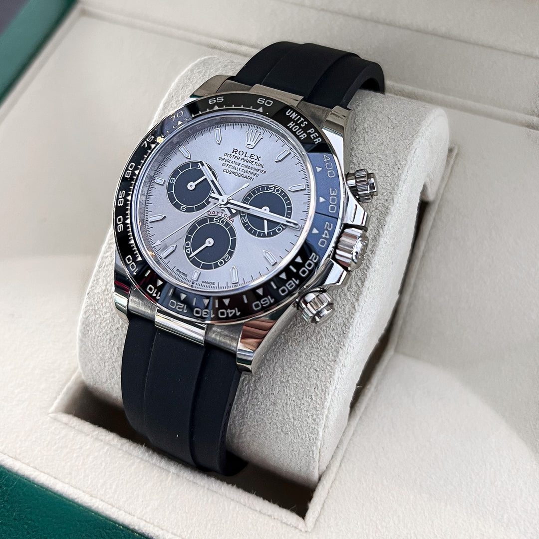 Rolex Cosmograph Daytona 40mm 'Ghost' WG Silver Dial Stick Markers 2023 Ref m126519ln-0006 (#788)