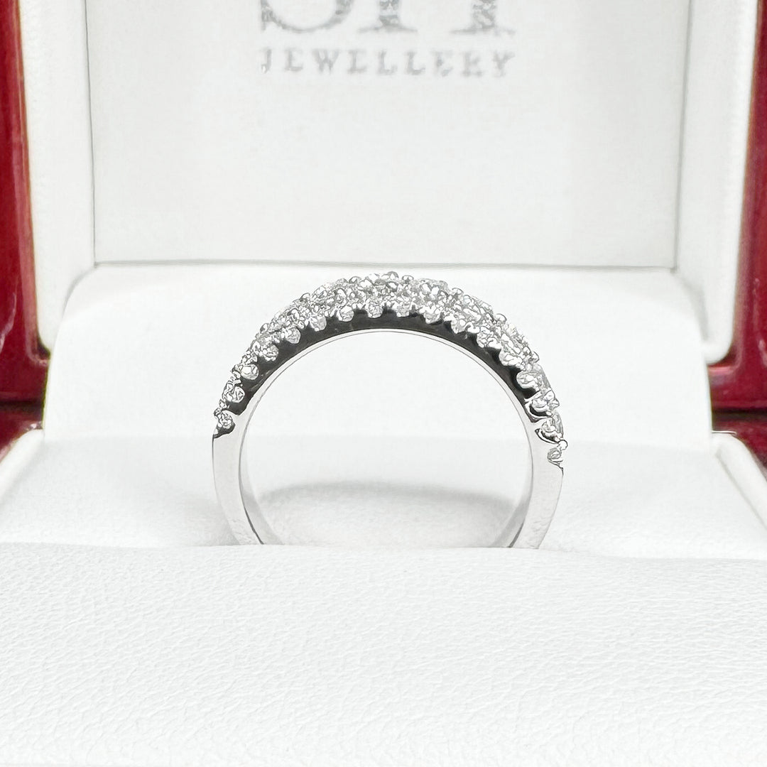 Orbit and Pave Unified Diamond Band (4.7mm) - W1036