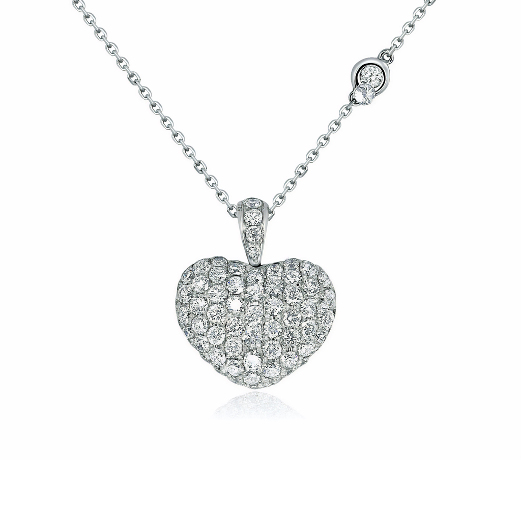 Diamond encrusted store pendant