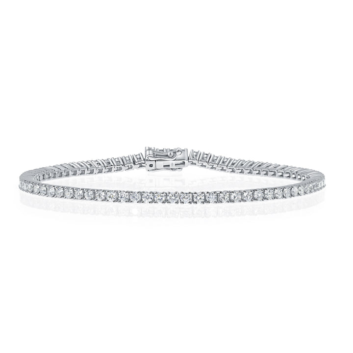 18kt Gold Classic Diamond Tennis Bracelet (0.028ct) - W0623