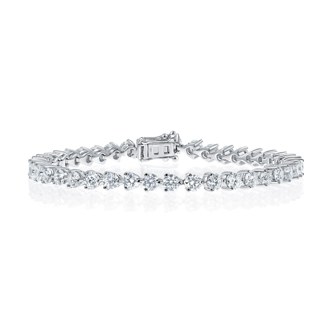 18kt Gold Orbit Diamond Tennis Bracelet (0.145ct) - W0625