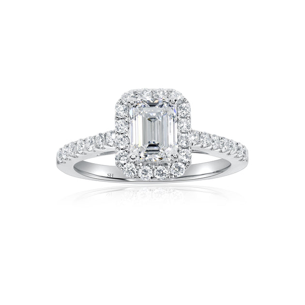 EMERALD-CUT DIAMOND ENGAGEMENT RINGS | SH Jewellery